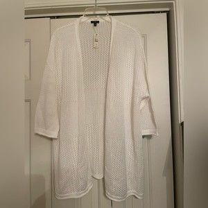 Talbots Woman Petites NWT Cotton Blend Open Front Cardigan Size 3XP